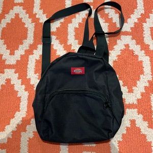 Dickies mini black backpack